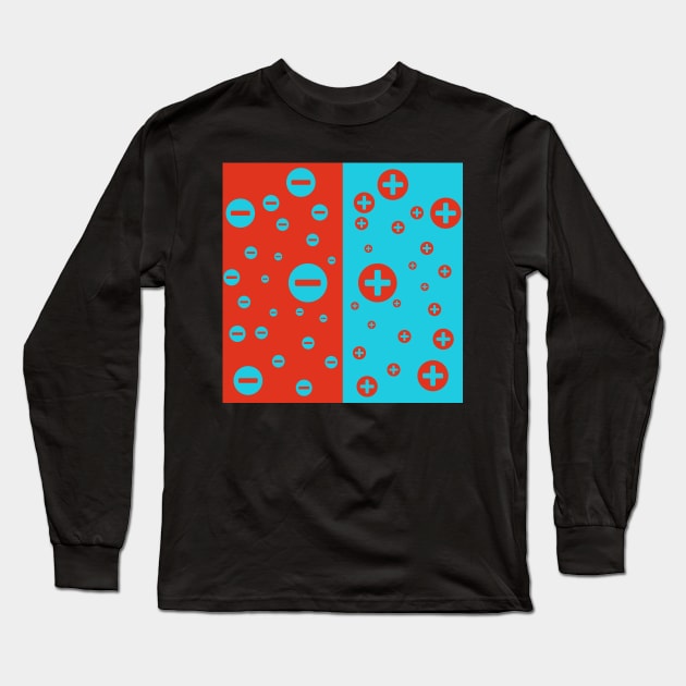 Hot and Cold Balanced Bubbles Long Sleeve T-Shirt by Student-Made